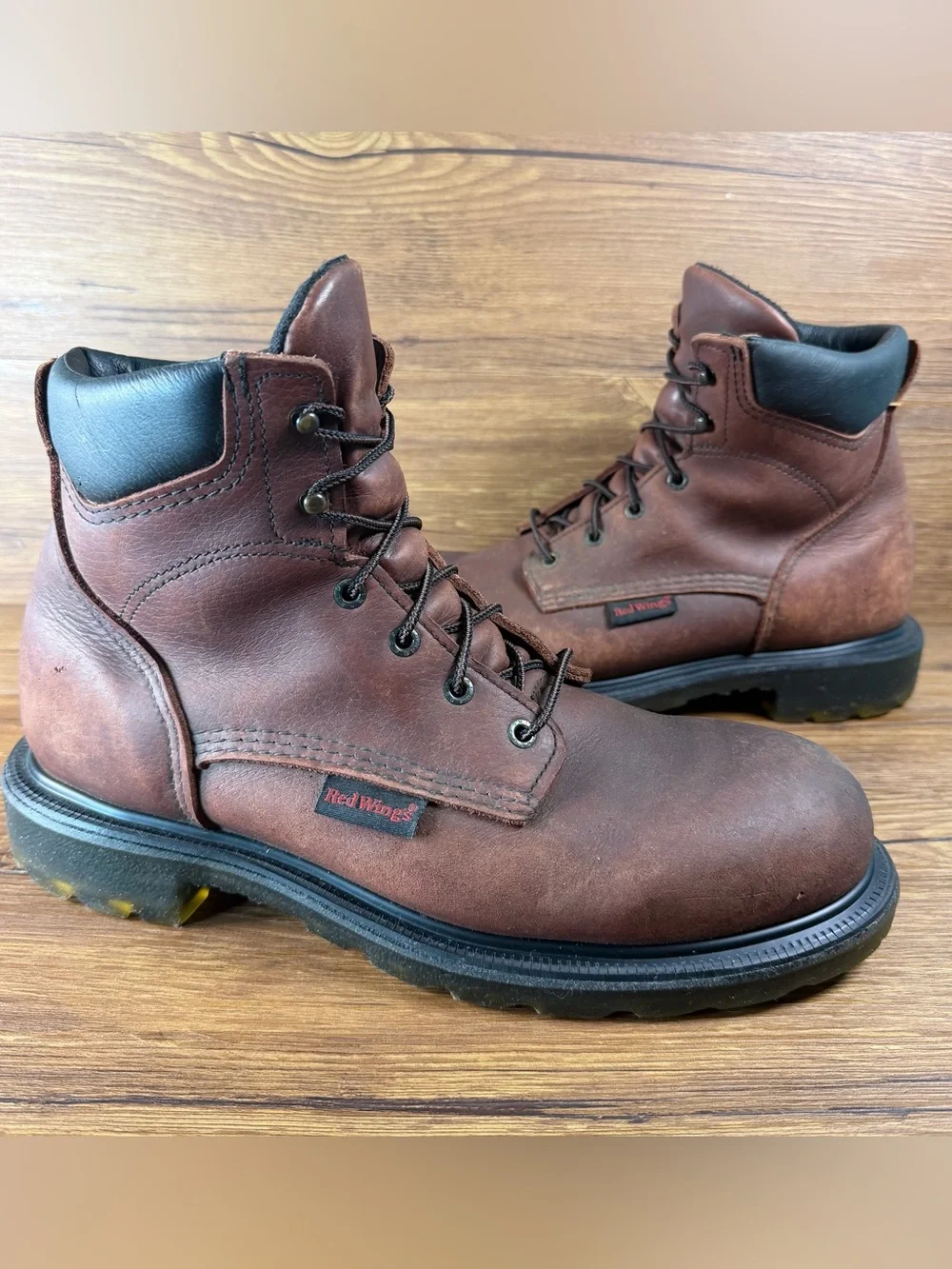 Mens Red Wing Supersole 2.0‎ Work Boots Lace Up Leather Shoes Men’s Size 11.5